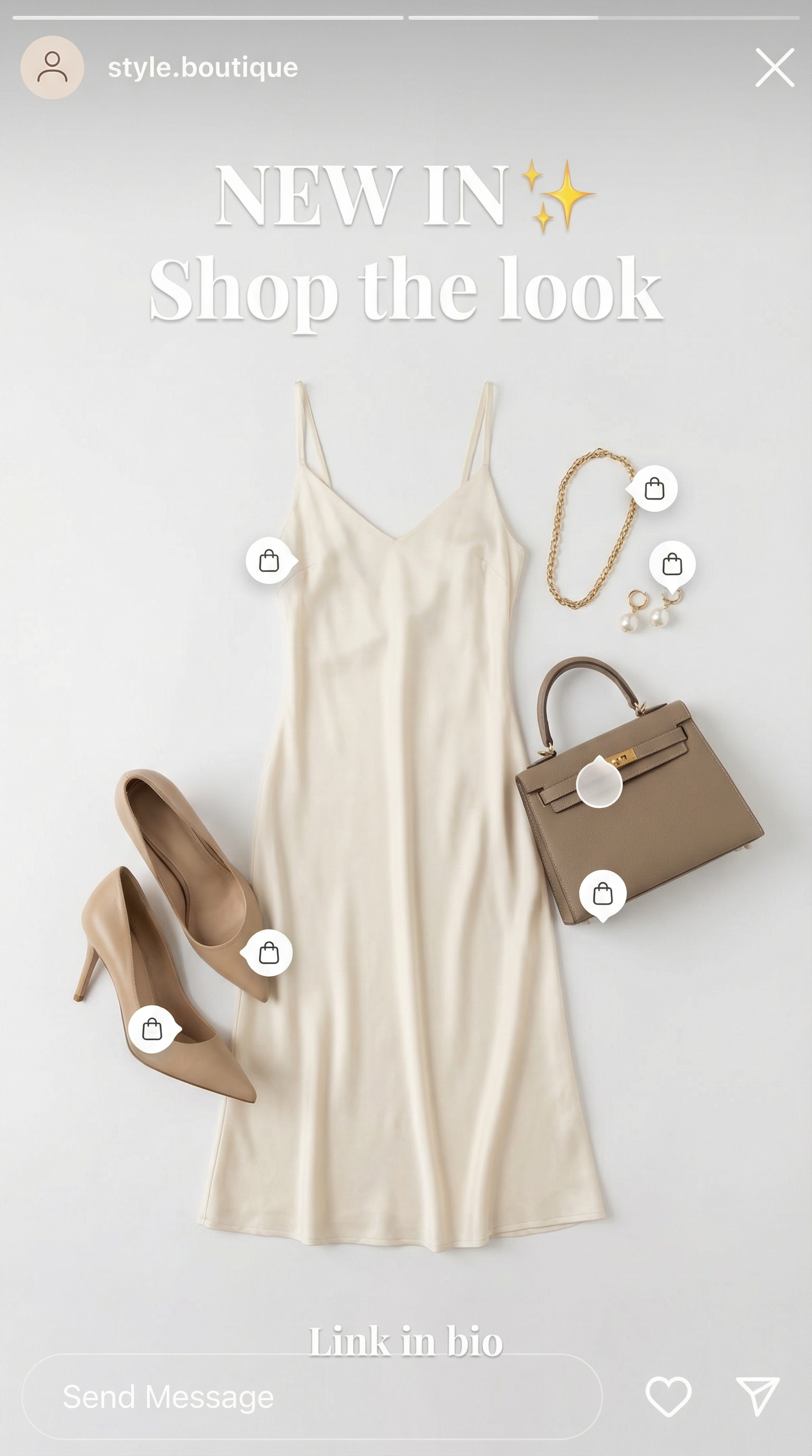 Instagram Story Example for Fashion Brand - Social Media Strategy